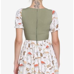 Her Universe Disney Tinker Bell Mushroom Lace-Up Dress